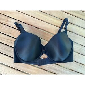 Warners No Side Effects Bra 34D Underwire Padded Back Smoothing 01356‎